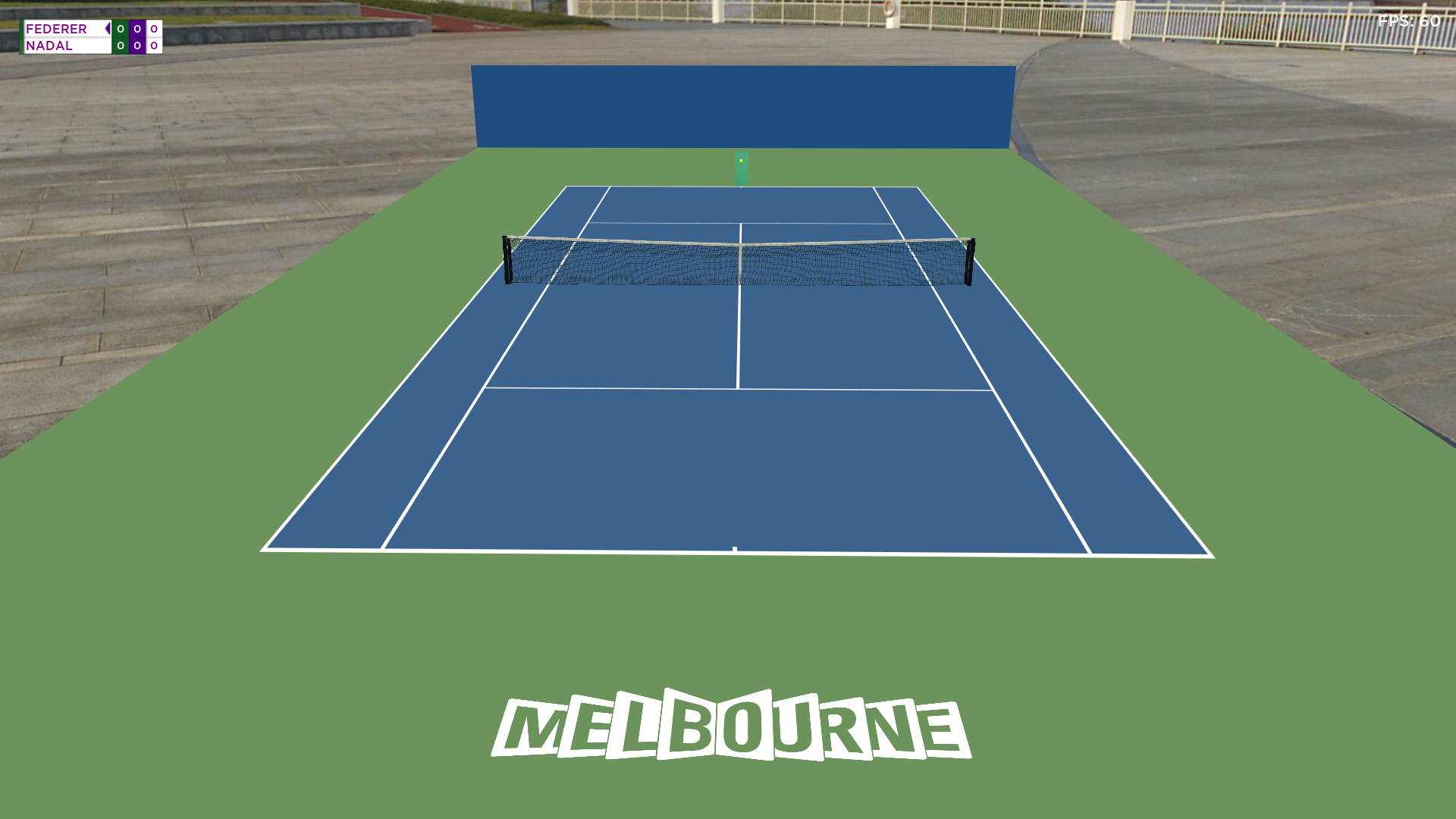 Tennis Simulator Screenshot